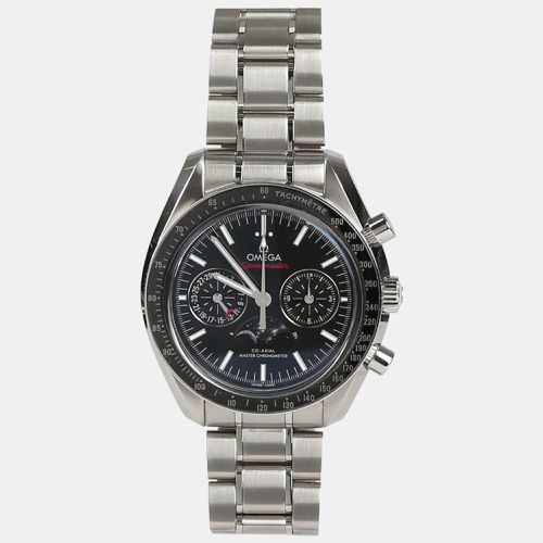 Stainless Steel Speedmaster 304.30.44.52.01.001 Automatic Men's Wristwatch 44 mm - Omega - Modalova