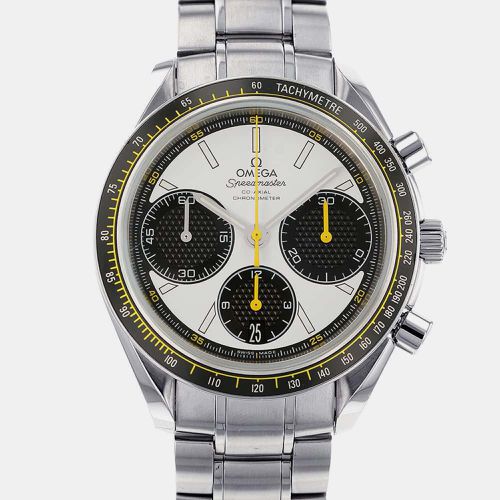 Stainless Steel Speedmaster Racing 326.30.40.50.04.001 Automatic Men's Wristwatch 40 mm - Omega - Modalova