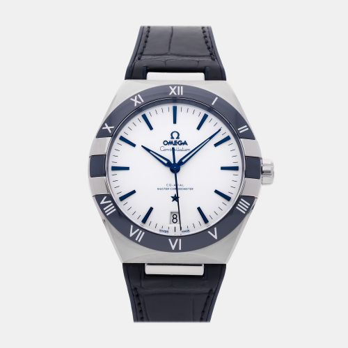 Omega Constellation 131.33.41.21.04.001 Automatic White Stainless Steel Men’s Wristwatch 41mm - Omega - Modalova
