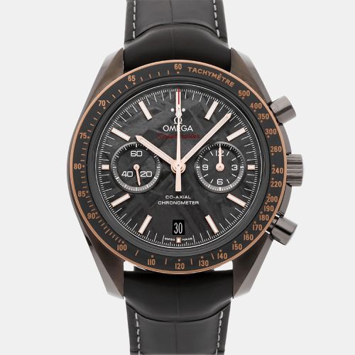 Omega Grey Ceramic Speedmaster Moonwatch 311.63.44.51.99.001 Automatic Men's Wristwatch 44 mm - Omega - Modalova