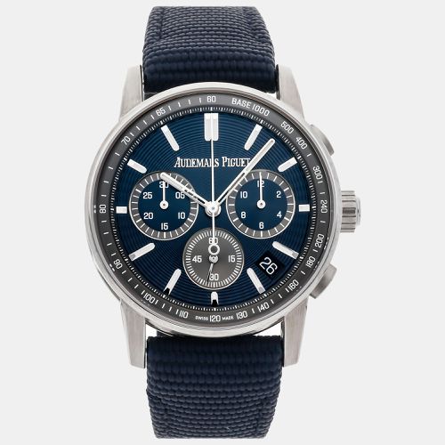 Audemars Piguet Blue Stainless Steel Automatic Men's Wristwatch 41 mm - Audemars Piguet - Modalova