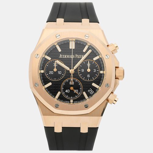 Audemars Piguet Black 18k Rose Gold Royal Oak 26240OR.OO.D002CR.01 Automatic Men's Wristwatch 41 mm - Audemars Piguet - Modalova