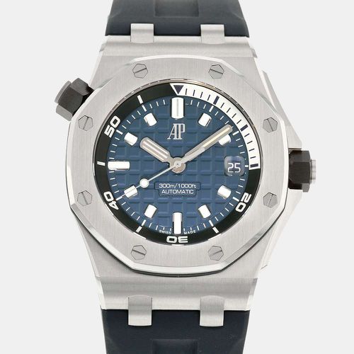 Audemars Piguet Blue Stainless Steel Royal Oak Offshore Diver 15720ST.OO.A027CA.01 Men's Wristwatch 42 mm - Audemars Piguet - Modalova