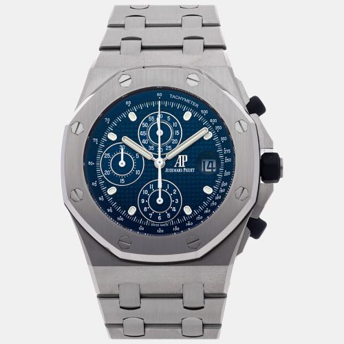 Audemars Piguet Blue Stainless Steel Royal Oak Offshore Automatic Men's Wristwatch 42 mm - Audemars Piguet - Modalova