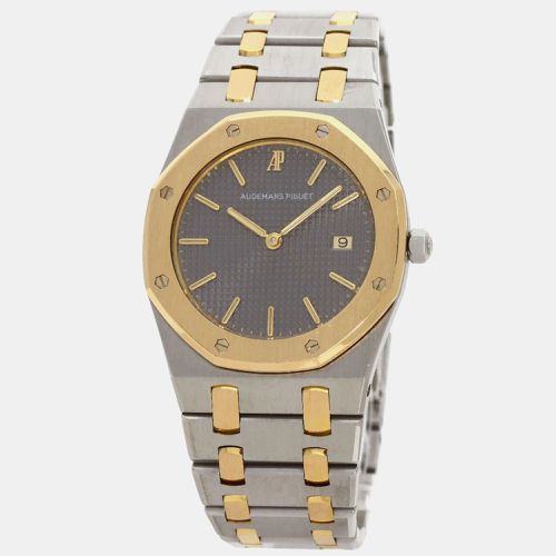 K Yellow Gold Stainless Steel Royal Oak 56175 Quartz Men's Wristwatch 33 mm - Audemars Piguet - Modalova