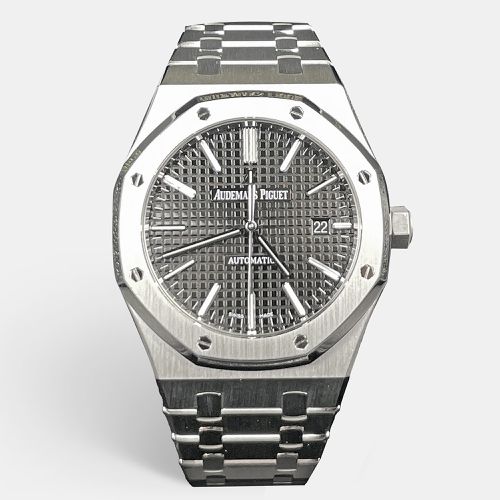 Audemars Piguet Black Stainless Steel Royal Oak 15500st Men's Wristwatch 41mm - Audemars Piguet - Modalova