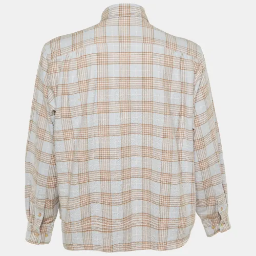Checkered Print Cotton Shirt S - Acne Studios - Modalova