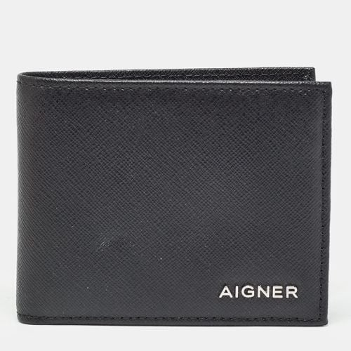 Leather Logo Bifold Wallet - Aigner - Modalova