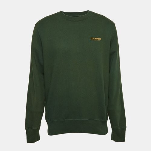 Aime Leon Dore Green Printed Cotton Knit Sweatshirt M - Aime Leon Dore - Modalova