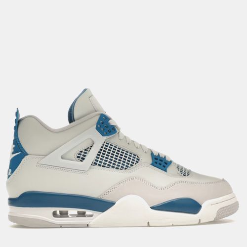 Air Jordan Off-White Leather Jordan 4 Retro Military Blue (2024) Sneakers Size EU 42 - Air Jordans - Modalova