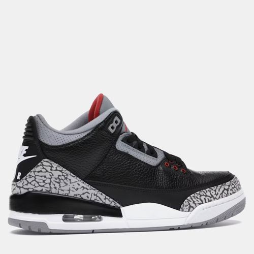 Air Jordan Black Jordan 3 Retro Black Cement (2018) Sneaker Size EU 41 - Air Jordans - Modalova