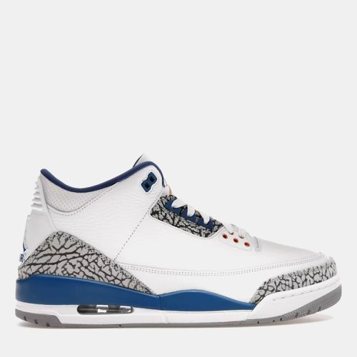 Air Jordan Blue Jordan 3 Retro Wizards Sneakers Size EU 41 - Air Jordans - Modalova