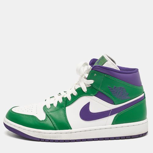 Air Jordans Multicolor Leather Jordan 1 Mid Incredible Hulk Sneakers Size 43 - Air Jordans - Modalova