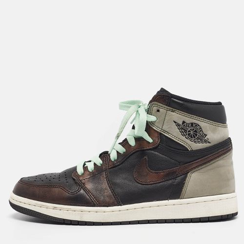 Air Jordans Multicolor Leather Jordan 1 Retro High Light Army Rust Shadow Patina Sneakers Size 43 - Air Jordans - Modalova