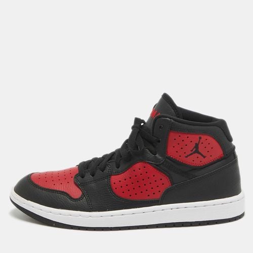 Air Jordans Red/Black Leather Jordan Access Black Gym Red White Sneakers Size 42 - Air Jordans - Modalova