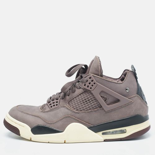 Air Jordans Brown Nubuck Leather Jordan 4 "A Ma Maniére Sneakers Size 44 - Air Jordans - Modalova