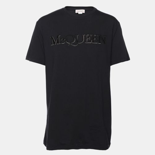 Jersey Logo Crew Neck T-Shirt S - Alexander McQueen - Modalova