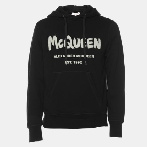 Jersey Logo Print Hoodie Sweatshirt S - Alexander McQueen - Modalova