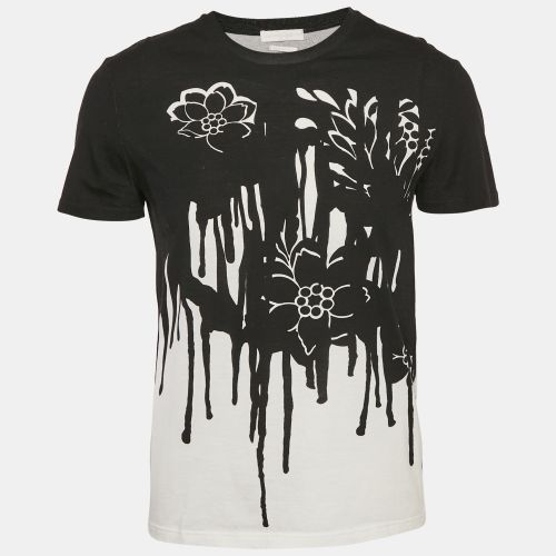 Alexander McQueen Black/White Printed Cotton T-Shirt M - Alexander McQueen - Modalova