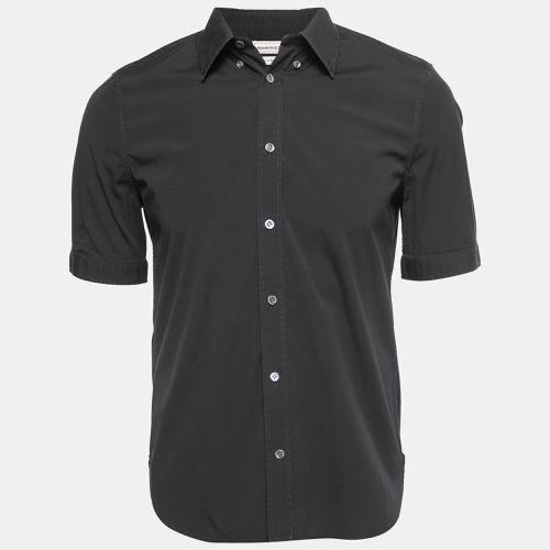 Alexander McQueen Black Cotton Half Sleeve Shirt XS - Alexander McQueen - Modalova