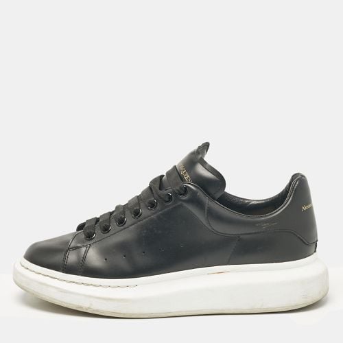 Alexander McQueen Black Leather Oversized Lace Up Sneakers Size 44.5 - Alexander McQueen - Modalova