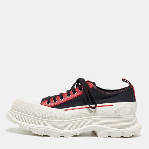 Red Canvas and Leather Tread Low Sneakers Size 44 - Alexander McQueen - Modalova