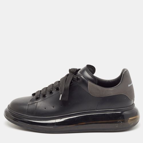 Alexander McQueen Black Leather Oversized Transparent Sole Sneakers Size 42 - Alexander McQueen - Modalova