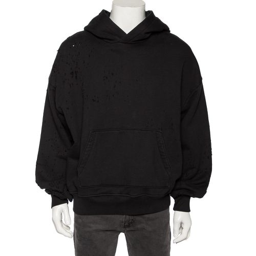 Distressed Cotton Long Sleeve Oversized Hoodie S - Amiri - Modalova