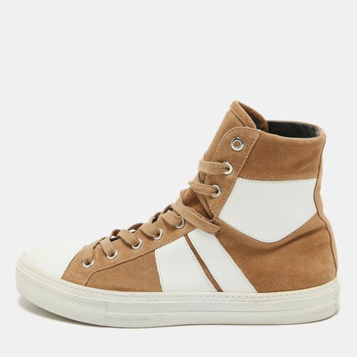 Amiri Brown Leather and Suede Bandana Sunset High Top Sneakers Size 41 - Amiri - Modalova