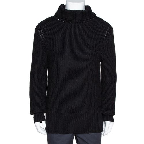 Ann Demeulemeester Black Alpaca Wool Knit Pepito Roll Neck Jumper M - Ann Demeulemeester - Modalova