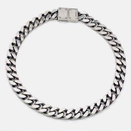 Burberry Olympia Silver Tone Chain Necklace - Burberry - Modalova