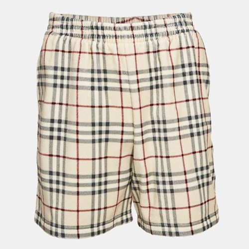 Debson Checks Terry Cotton Shorts M - Burberry - Modalova