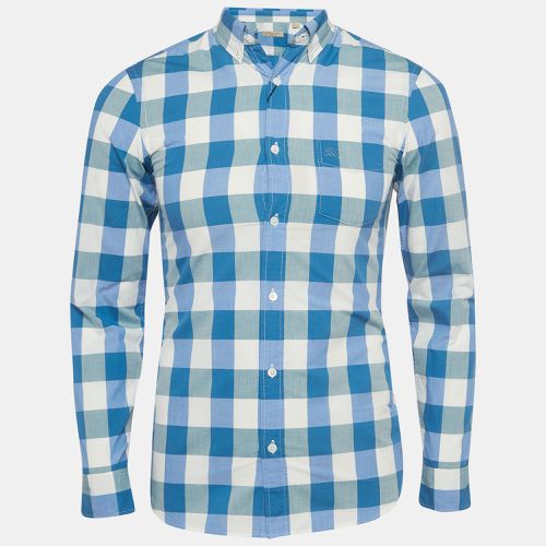 Burberry Brit Blue Checked Cotton Button Down Collar Shirt XS - Burberry Brit - Modalova