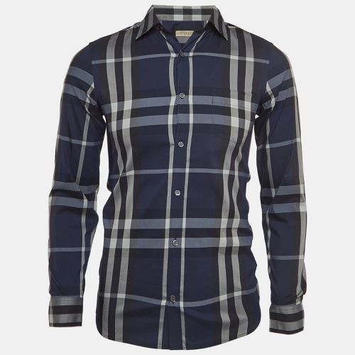 Burberry Brit Blue Tartan Poplin Long Sleeve Button Down Shirt XS - Burberry Brit - Modalova