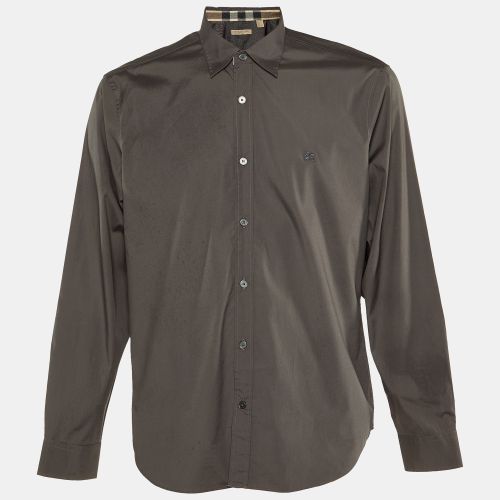 Burberry Brit Grey Cotton Button Front Shirt XL - Burberry Brit - Modalova