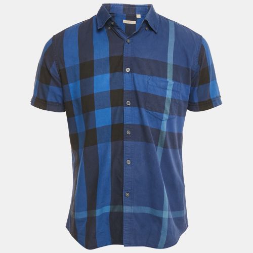 Burberry Brit Blue House Check Print Cotton Shirt L - Burberry Brit - Modalova