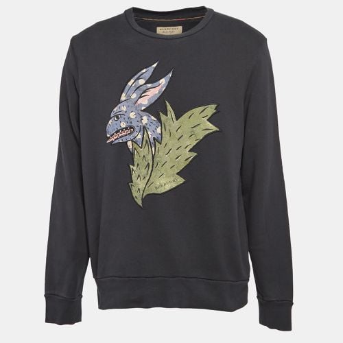 Monster Rabbit Print Cotton Knit Sweatshirt XL - Burberry London - Modalova