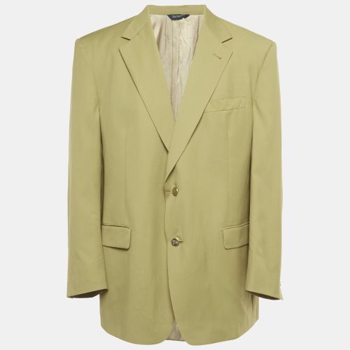 Burberry Prorsum Green Wool Single Breasted Blazer 3XL - Burberry Prorsum - Modalova