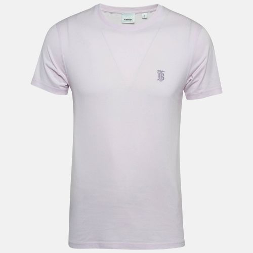 Burberry Light Purple Cotton Jersey T-Shirt S - Burberry - Modalova