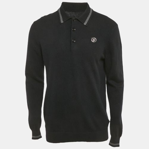 Burberry Black Cashmere Logo Detail Long Sleeve Sweater M - Burberry - Modalova