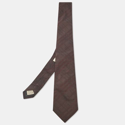 Checks Wool & Silk Tie - Burberry - Modalova