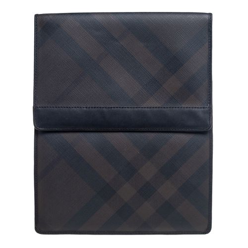 Burberry Dark Brown/Black Smoke Check PVC iPad Cover - Burberry - Modalova