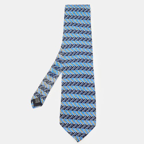 Burberrys Vintage Link Print Silk Tie - Burberry - Modalova