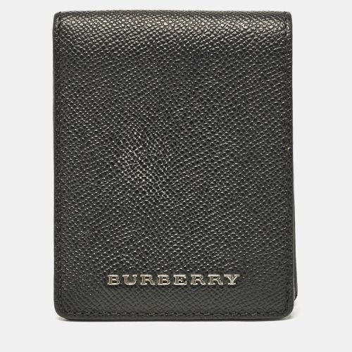 Grained Leather Bifold Wallet - Burberry - Modalova