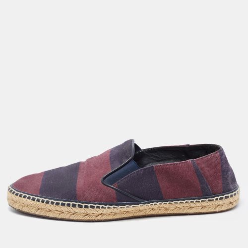 Burberry Two Tone Canvas Hodgeson Slip On Espadrilles Size 44 - Burberry - Modalova