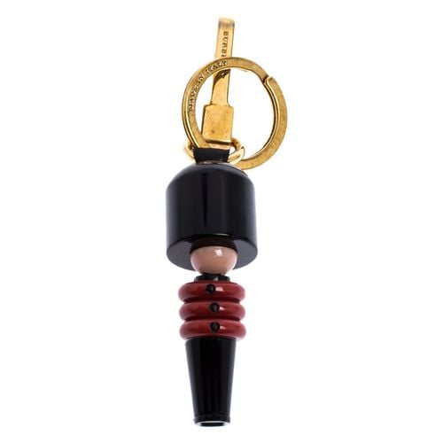 Burberry Black and Red Royal Guard Gold Tone Bag Charm - Burberry - Modalova