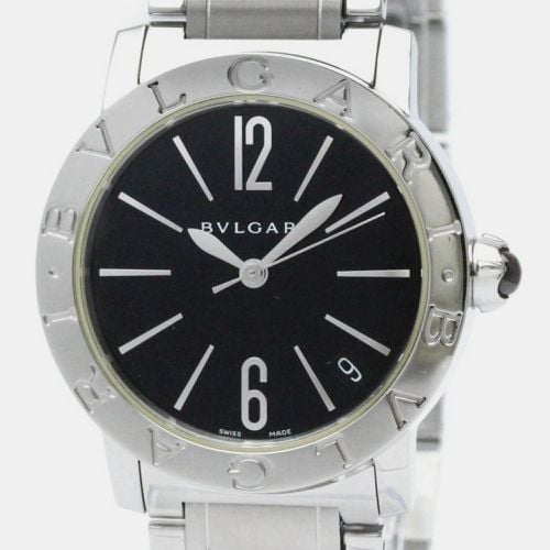 Bvlgari Black Stainless Steel Bvlgari Bvlgari BBL33S Automatic Men's Wristwatch 33 mm - Bvlgari - Modalova