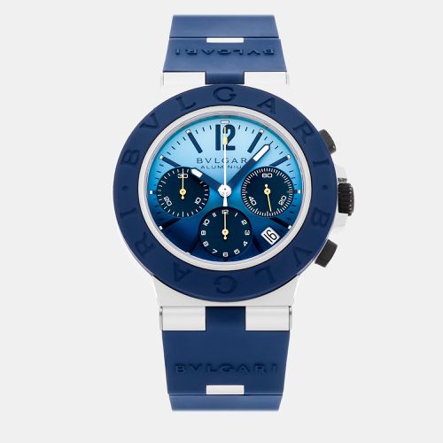 Bvlgari Blue Aluminum Aluminium Capri 103844 Automatic Men's Wristwatch 40 mm - Bvlgari - Modalova