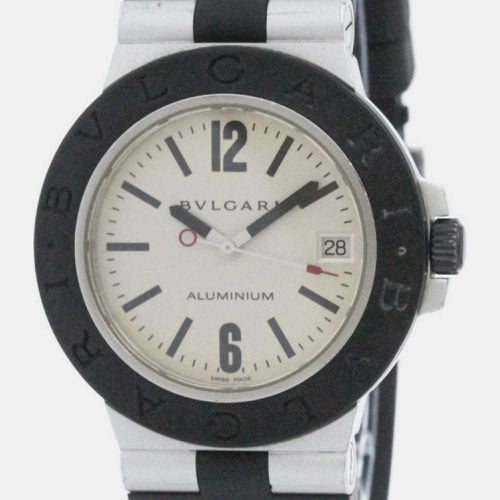 Bvlgari Silver Aluminum Aluminium AL38A Automatic Men's Wristwatch 38 mm - Bvlgari - Modalova