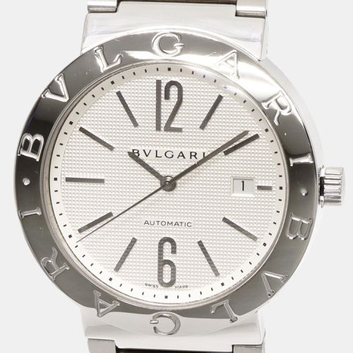 Bvlgari Silver Stainless Steel Bvlgari Bvlgari BB42SSAUTO Automatic Men's Wristwatch 42 mm - Bvlgari - Modalova